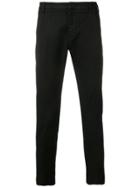 Entre Amis Cropped Chinos - Black