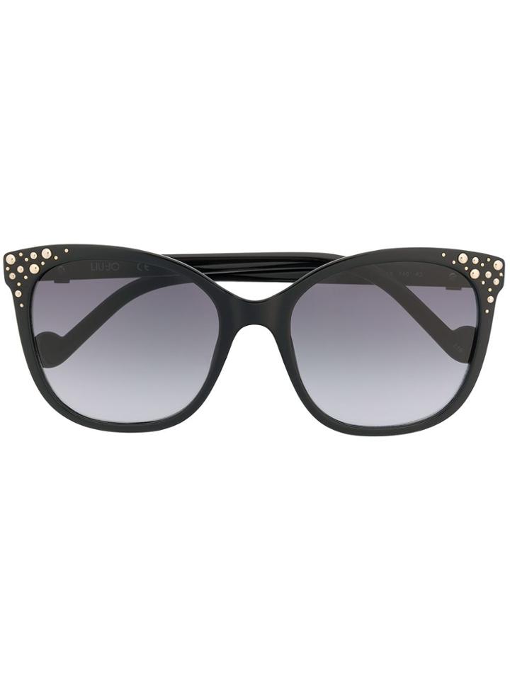Liu Jo Studded Cat-eye Sunglasses - Black
