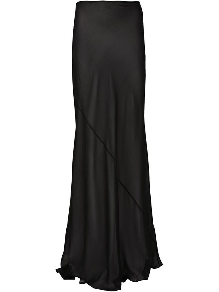 Ellery Long Sheer Skirt
