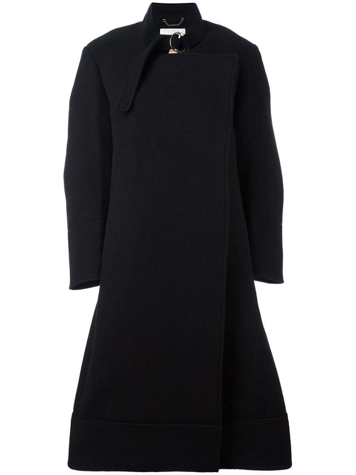 Chloé Double Breasted Coat - Black