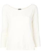 Kristensen Du Nord Boat Neck Sweater - White