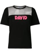 Dondup Sheer Panel T-shirt - Black