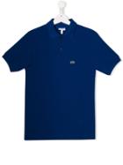 Lacoste Kids Embroidered Logo Polo Shirt - Blue