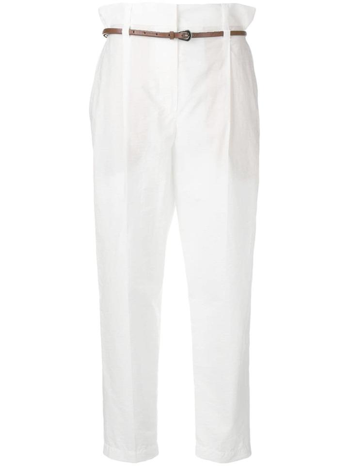 Brunello Cucinelli Classic Belted Chinos - Neutrals
