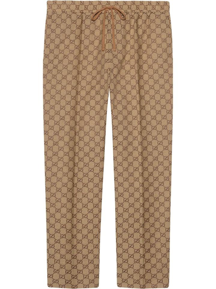 Gucci Gg Canvas Jogging Pant - Neutrals