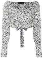 Proenza Schouler Cropped Wrap Top - White
