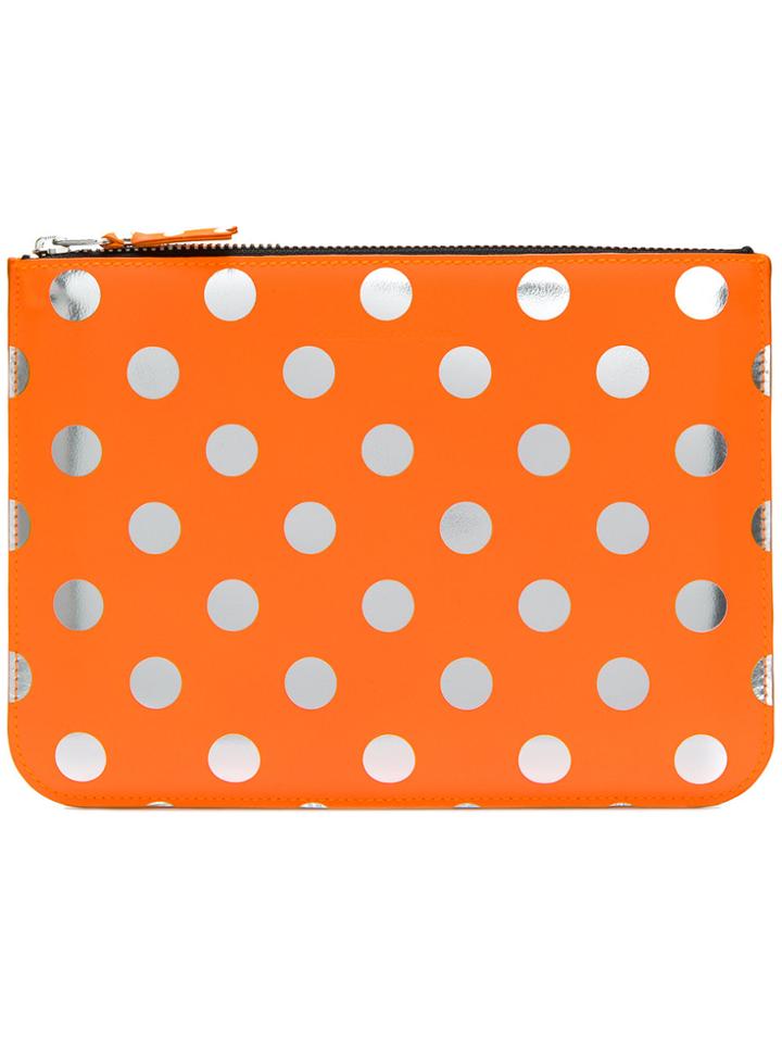 Comme Des Garçons Wallet Polka Dot Wallet - Yellow & Orange