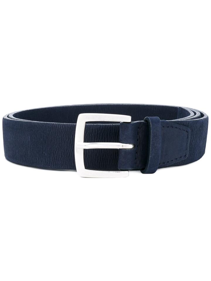 Orciani - Long Beach Belt - Men - Leather - 95, Blue, Leather
