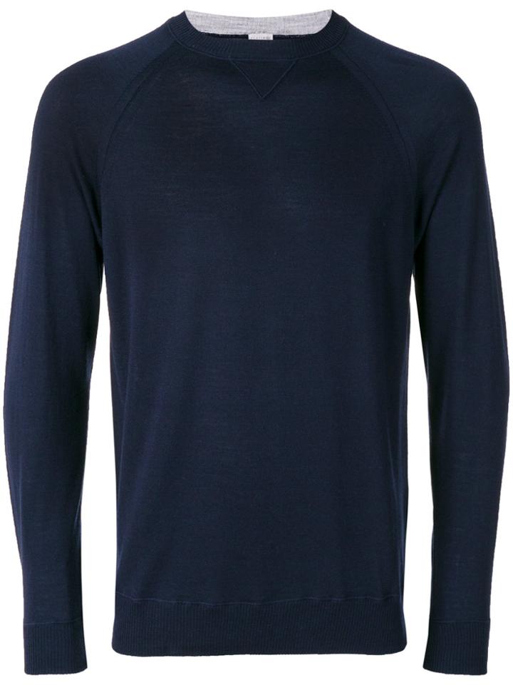 Eleventy Crew Neck Sweater - Blue