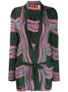 Missoni Vintage Tied Fitted Cardigan - Green