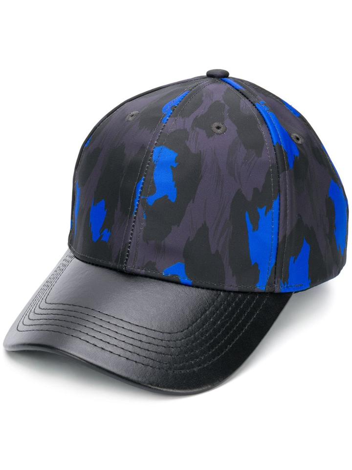 Kenzo Leopard Print Cap - Black
