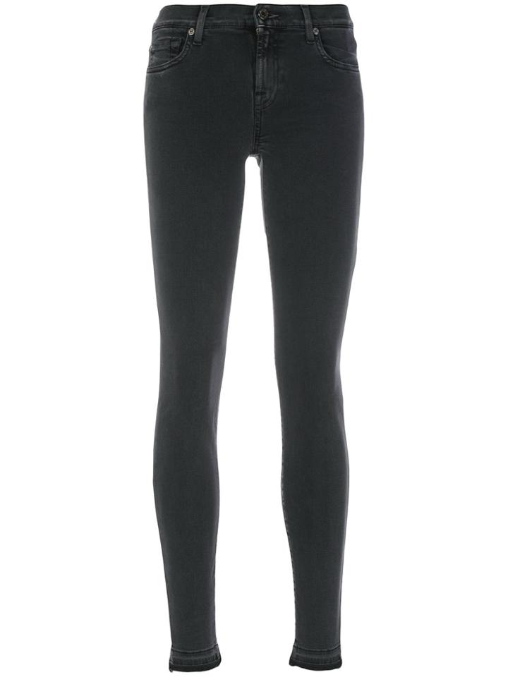 7 For All Mankind Slim Illusion Skinny Jeans - Grey