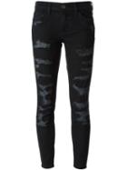 Current/elliott Ripped Detailed Skinny Jeans