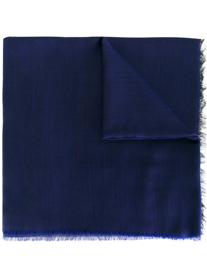 Kenzo Nasa Eye Scarf, Men's, Blue, Wool/modal/viscose