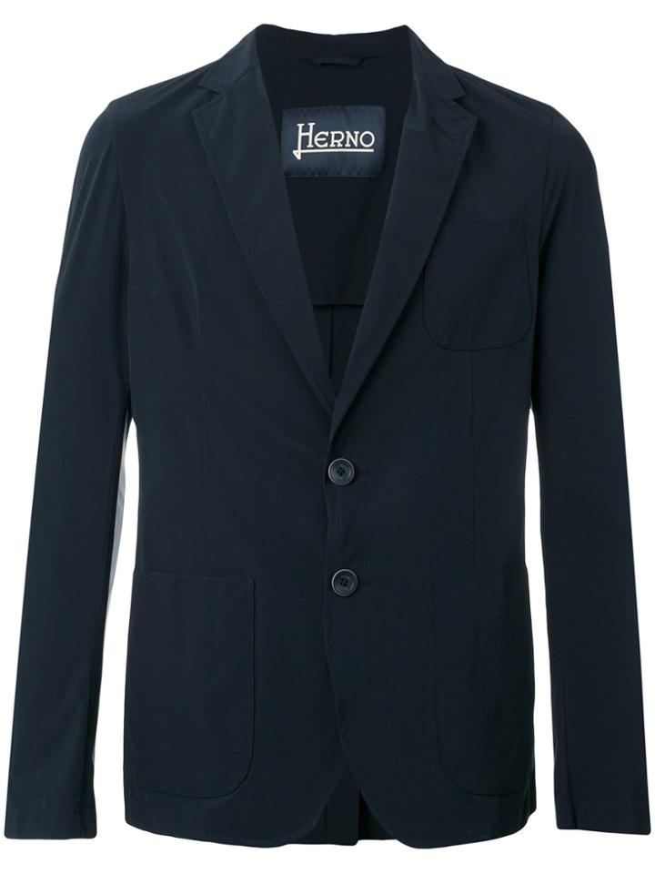 Herno Classic Blazer - Blue