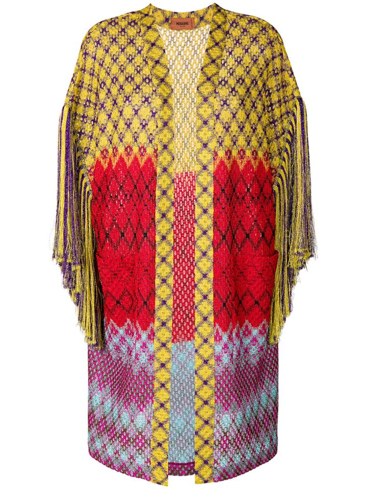 Missoni Fringed Sleeve Cardigan - Multicolour