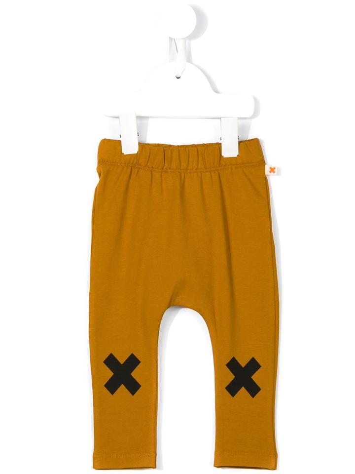 Tiny Cottons - Knee Print Leggings - Kids - Cotton/spandex/elastane - 3-6 Mth, Brown