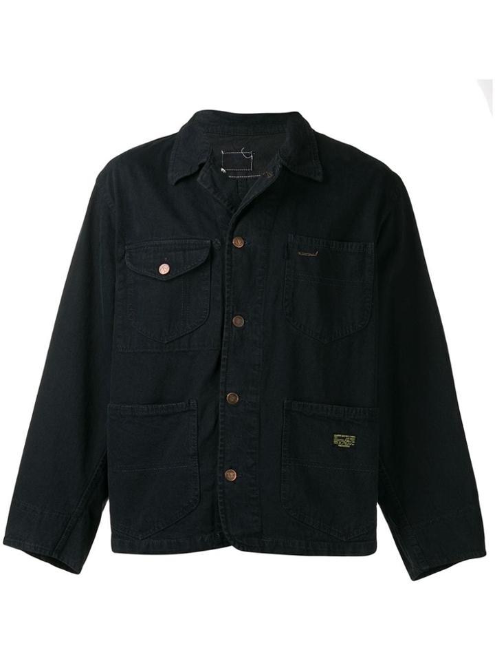 Valentino Pre-owned 1990's Cargo Buttoned Jacket - Black