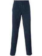Natural Selection 'londra' Cigarette Trousers, Men's, Size: Xl, Blue, Viscose/virgin Wool/nylon/silk