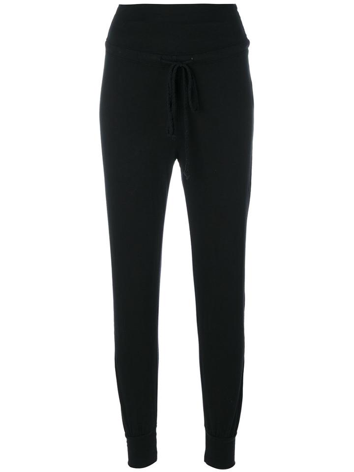 Lost & Found Rooms - Lace-up Track Pants - Women - Cotton - Xs, Black, Cotton