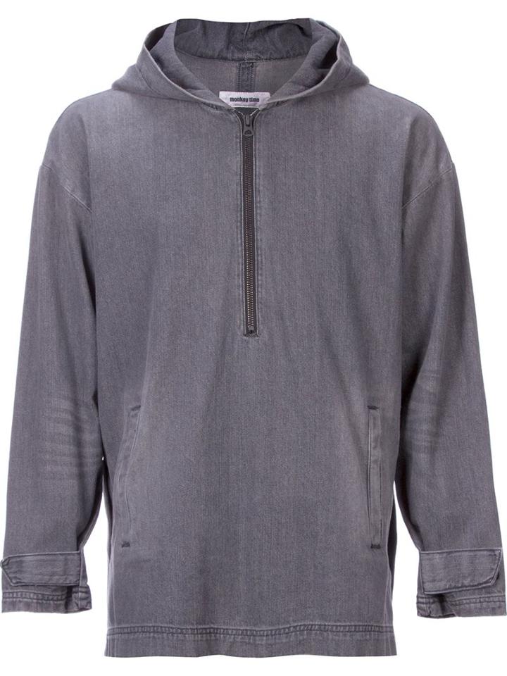Monkey Time Denim Hoodie