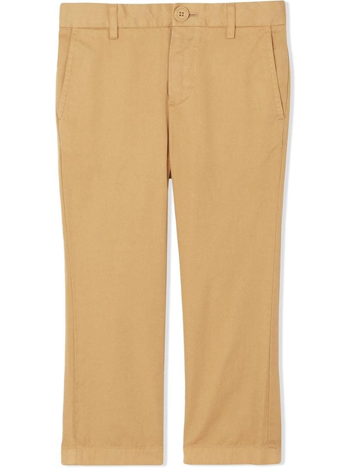 Burberry Kids Cotton Chinos - Neutrals