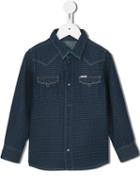 Diesel Kids 'crindux-ne Sb' Dotted Denim Shirt, Boy's, Size: 6 Yrs, Blue