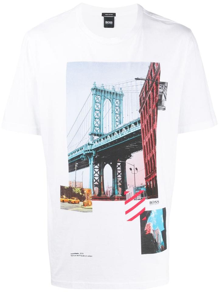 Boss Hugo Boss Graphic Print T-shirt - White