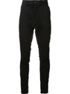 Nil0s Slim Fit Trousers, Men's, Size: 3, Black, Cotton/nylon