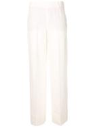Incotex Tailored Wide-leg Trousers - White