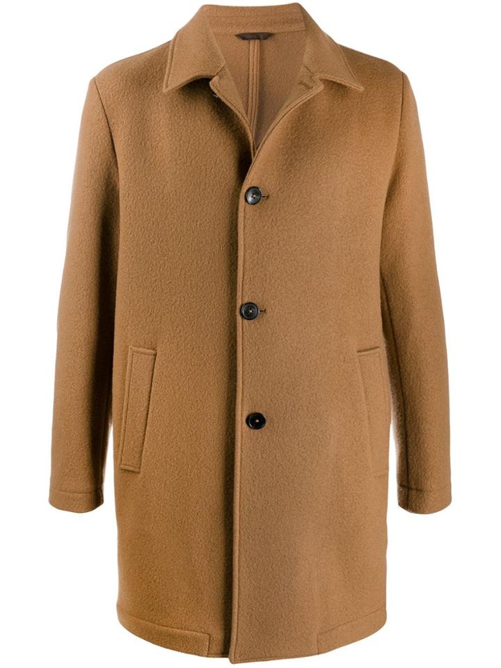 Altea Single Breasted Coat - Brown