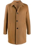 Altea Single Breasted Coat - Brown