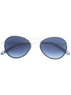 Garrett Leight Toledo Sunglasses, Adult Unisex, Blue, Steel