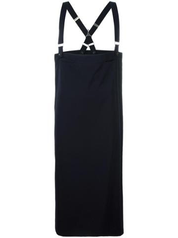 Y's By Yohji Yamamoto Vintage 'y's' Braces Skirt - Blue