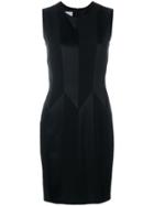 Moschino Vintage Tonal Geometric Pattern Sleeveless Dress - Black