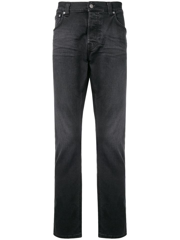 Nudie Jeans Co Classic Slim-fit Jeans - Black