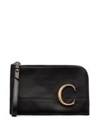 Chloé C Logo Clutch - Black