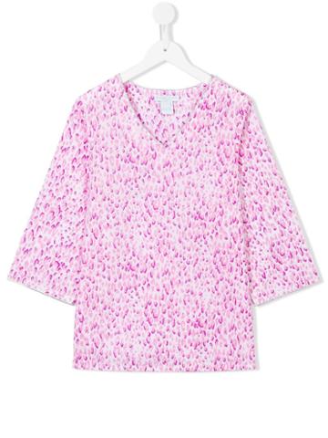 Elizabeth Hurley Beach Kids Cheetah Print Beach Dress, Girl's, Size: 12 Yrs, Pink/purple