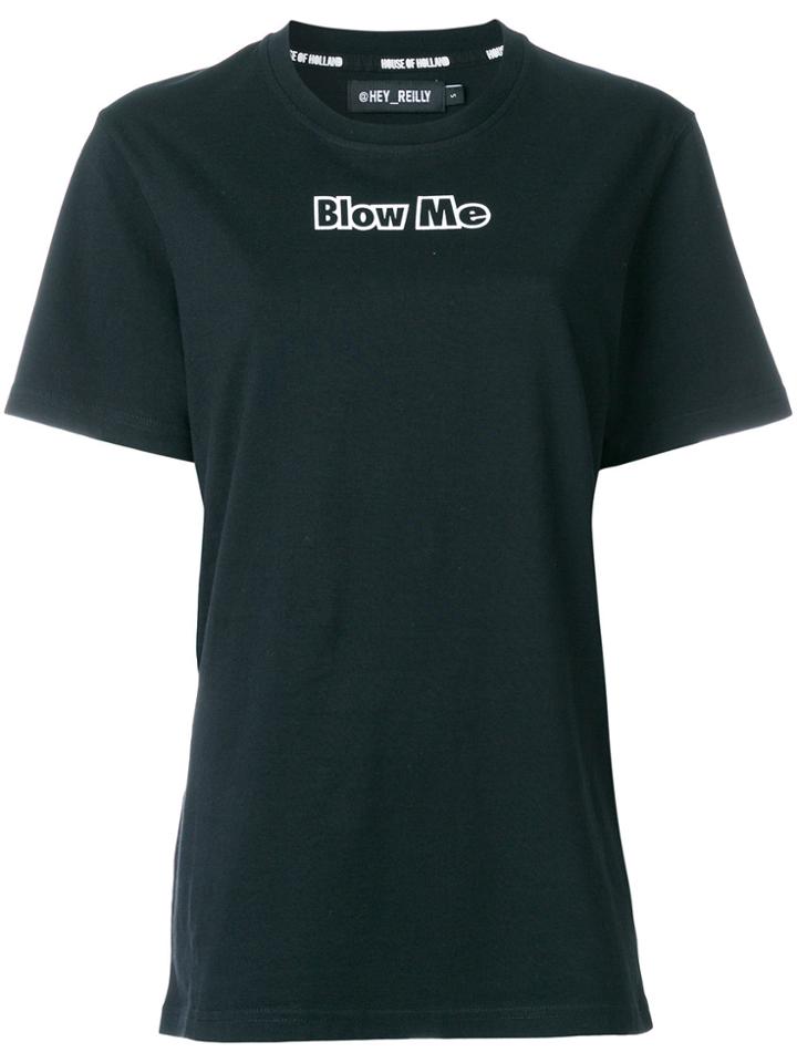 House Of Holland Blow Me T-shirt - Black