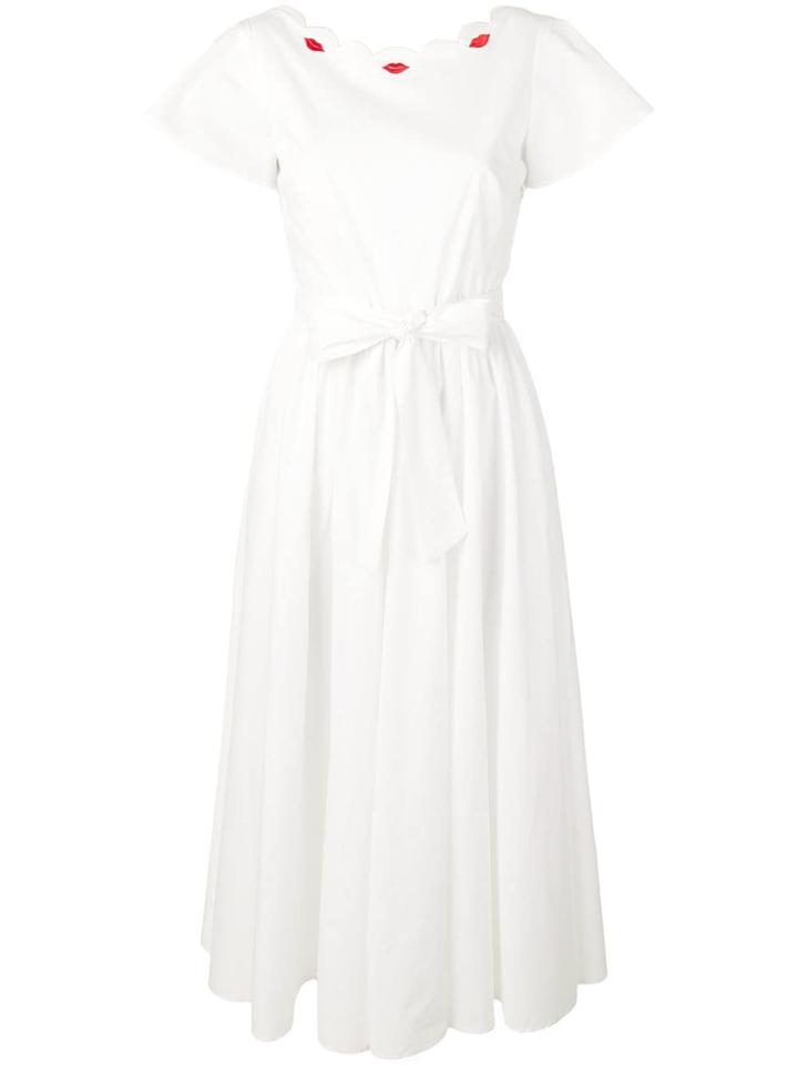 Vivetta Lips On The Collar Dress - White