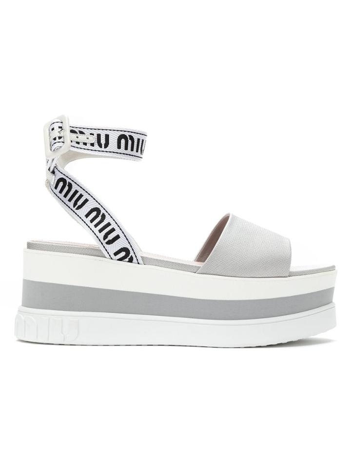 Miu Miu Miu Miu 5xz352f0753g7d F0485 Synthetic->polyamide - Grey