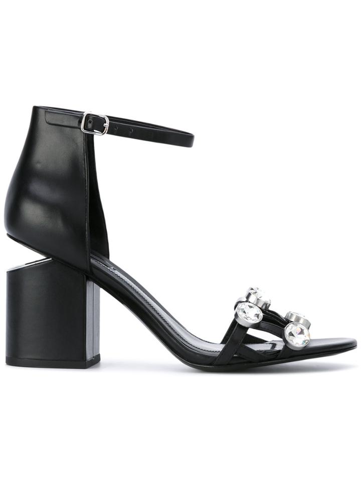 Alexander Wang Embellished Sandals - Black