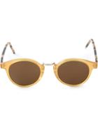Kyme 'frank' Sunglasses, Men's, Yellow/orange, Acetate/metal (other)