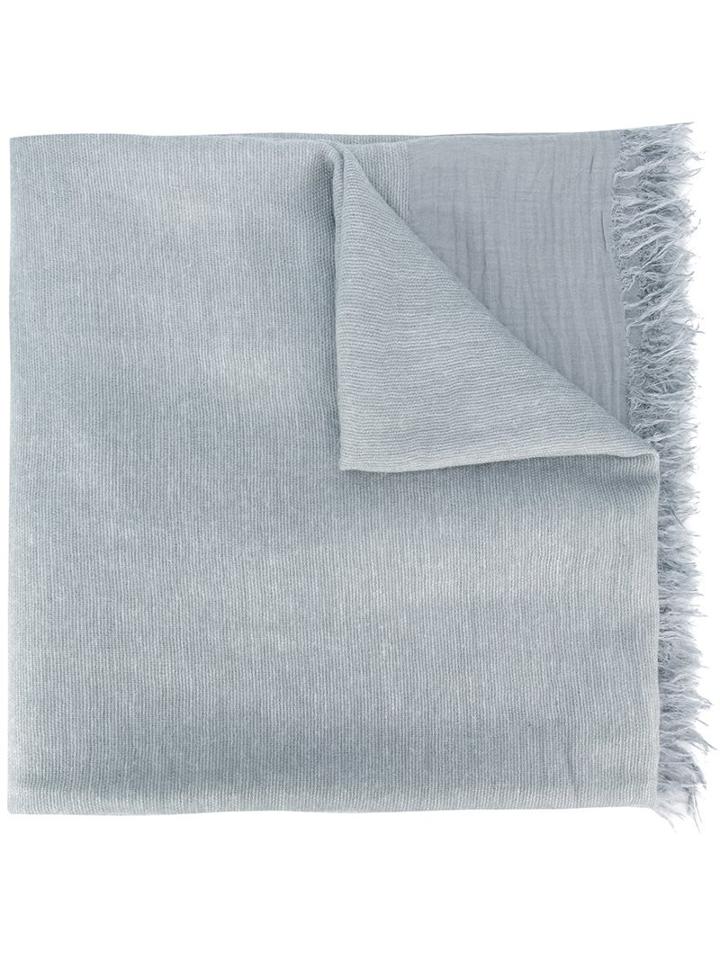 Dondup Frayed Scarf, Women's, Grey, Polyamide/polyester/modal/mohair