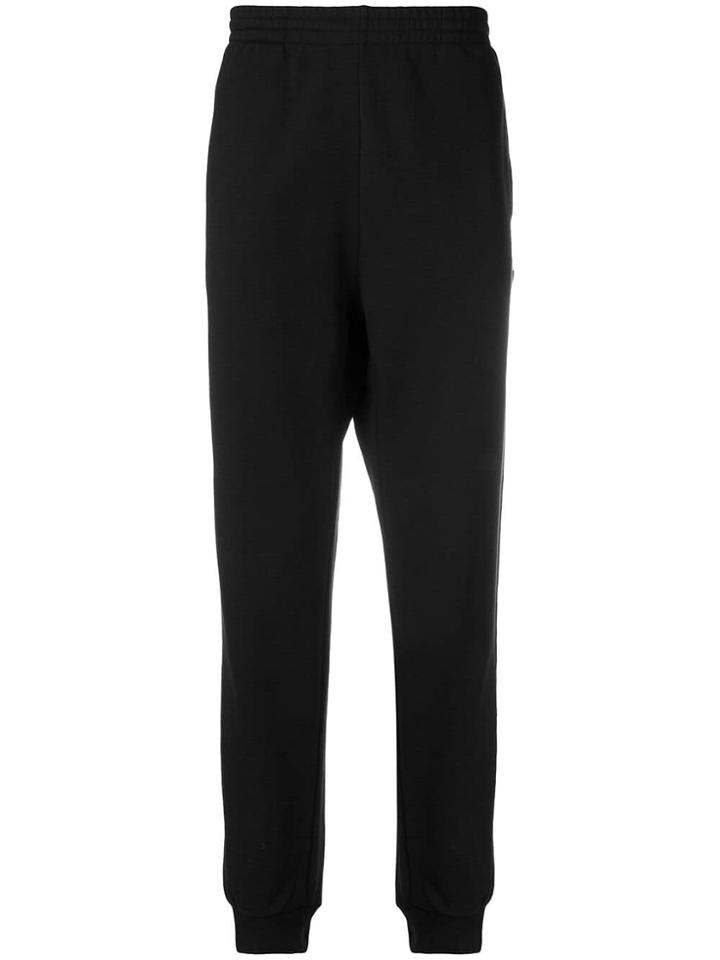 Msgm Logo Print Track Pants - Black