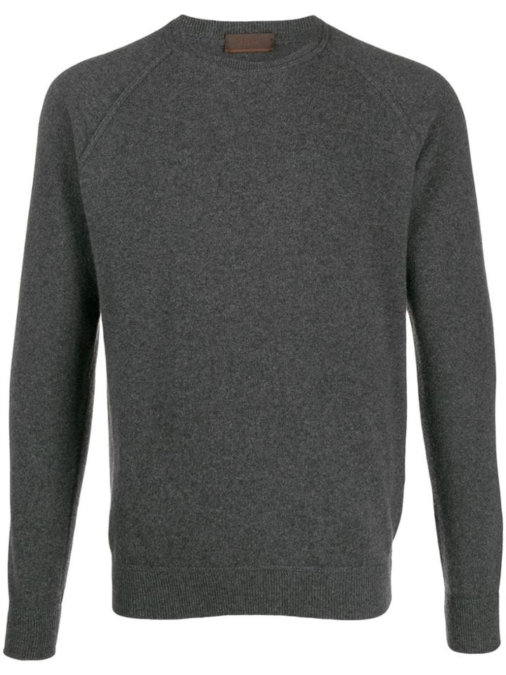 Altea Long Sleeve Knit Jumper - Grey
