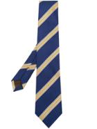 Church's Striped Woven Tie - Blue