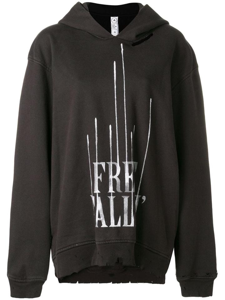 Alchemist Logo Print Hoodie - Black