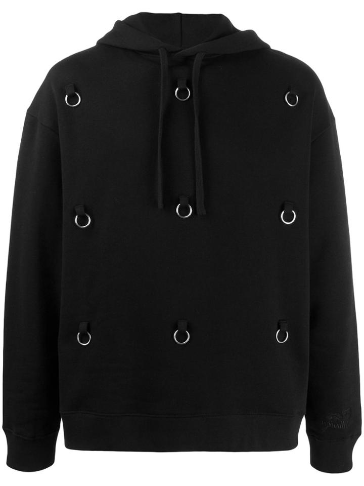 Raf Simons Keyring-embellished Hoodie - Black