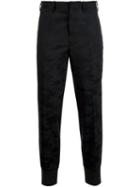 Neil Barrett Patterned Camouflage Trousers, Men's, Size: 50, Green, Polyester/polyurethane/viscose/wool